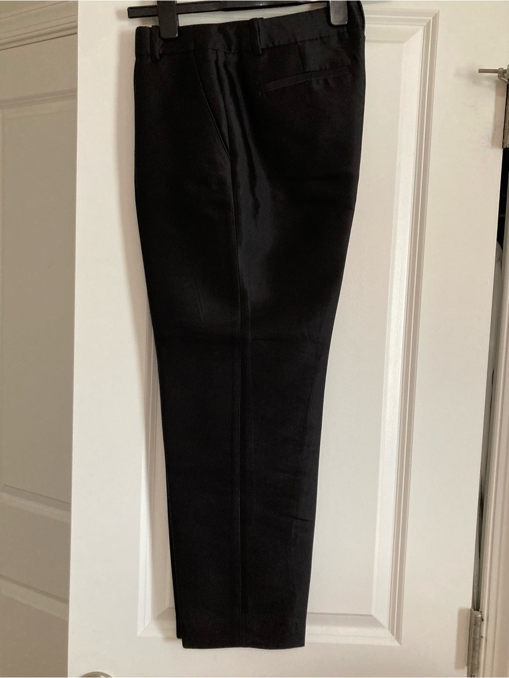 J. Crew Black Tailored Wool Silk Dress Pants